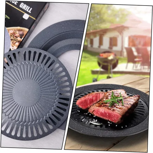 Vista 6 de Bandeja antiadherente para asar a la parrilla de doble capa para hornear horno seguro para hornear barbacoa