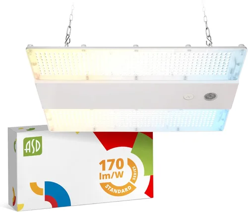 Vista 18 de ASD Lámpara LED lineal de alta bahía, iluminación de tienda comercial 3CCT, regulable, potencia ajustable, DLC Premium, certificación UL 100W