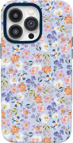Vista 40 de Casely - Funda para iPhone 14 Pro Max, flores pintadas, Frida Kahlo Floral Girly, compatible con MagSafe