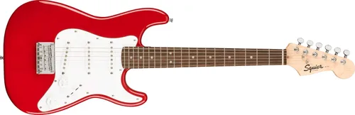 Squier Mini Stratocaster Electric Guitar, Dakota Red, Laurel Fingerboard