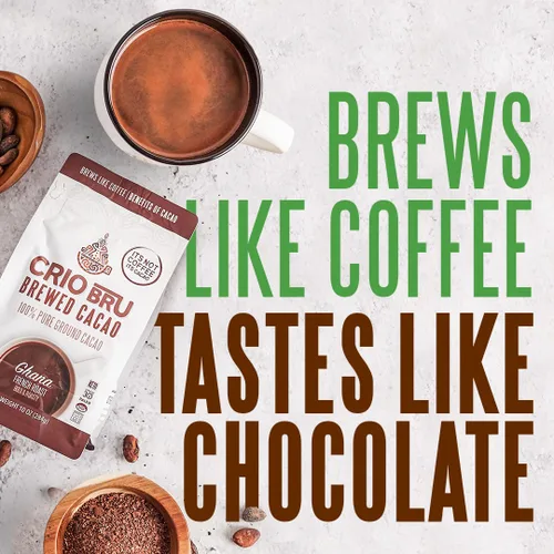 Vista 3 de Set de Muestra (5 Variedades) Bebida Natural y Saludable de Cacao Preparado Gran Sustituto del Té de Hierbas y el Café 99% Libre de Cafeína