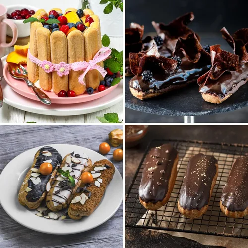 Vista 6 de 2 moldes de silicona para galletas de dedo, 8 cavidades de barras de cereales para hornear, molde de barra de chocolate antiadherente, para Cnady