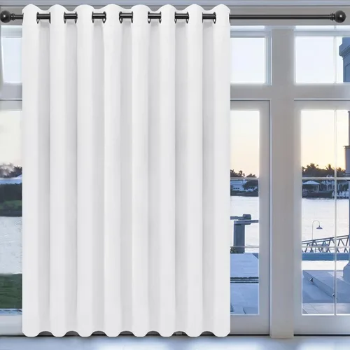 Vista 763 de Easy-Going - Cortinas opacas para dormitorio, aislamiento térmico sólido con ojales, cortinas de ventana para reducción de ruido, cortinas