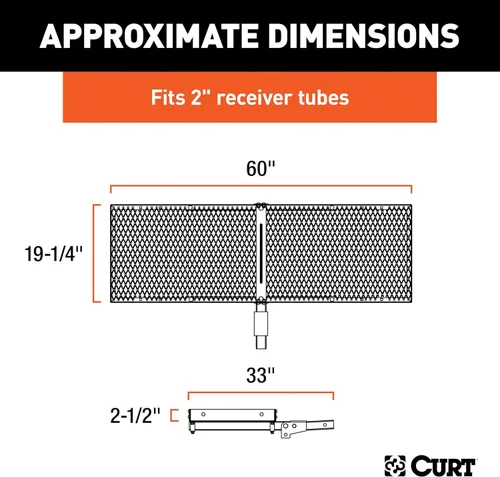 Vista 2 de CURT 18109, portaequipajes tipo charola