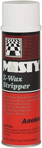 Vista 2 de MISTY X-Wax Stripper - 18 oz (caja de 12) 1033962 - Ideal para azulejos, madera, linóleo y azulejos de composición