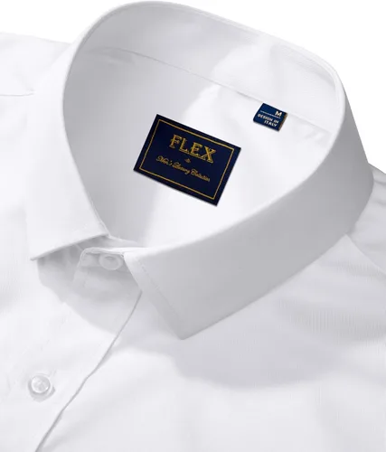 Vista 5 de Alimens & Gentle Men's Dress Shirts Long Sleeve Stretch Wrinkle-Free Solid Business Formal Casual Button Down Shirt