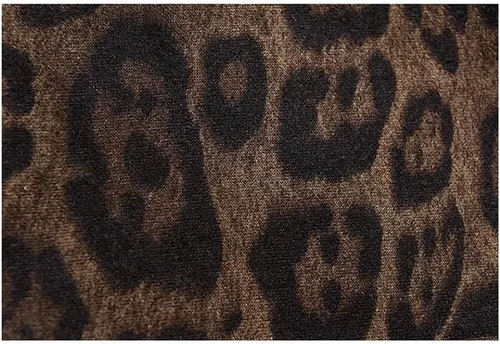 Vista 4 de Mochila de guepardo de moda, bolso de hombro con diseño de moda y2k, bolso de coqueta con estampado de leopardo, para mujeres y hombres, Marrón
