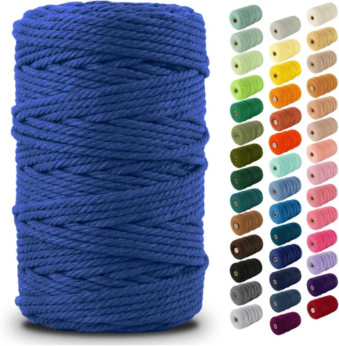 Vista 135 de Nook Theory Hilo de macramé de 3mm 109 yardas - Cuerda de macramé suave de 4mm, 5mm perfecta para nudos - Suministros de macramé para colgadores