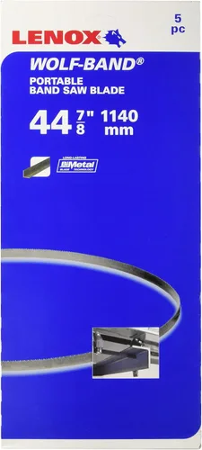 LENOX Tools 8010738PW145 - Hojas de sierra de cinta portátiles, 44-7/8 x 1/2 x 0.020 pulgadas, 14 TPI, paquete de 5
