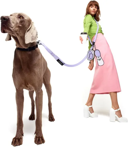 Vista 8 de Hands Free Dog Leash, 8.2ft Multifunctional Crossbody Rope with Explosion-Proof Handle and Adjustable Training Hands Free Leash for Medium Dog