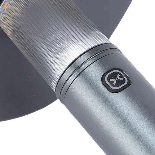 Vista 9 de Diydeg Luces de camping, linterna de campamento 3 en 1, linterna LED, luz de emergencia recargable con pantalla desmontable, 5 modos, gancho