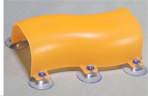 Vista 7 de ONTEN Acuario Betta Túnel, Ejercicio y Relajación para Sus Peces (Rojo)