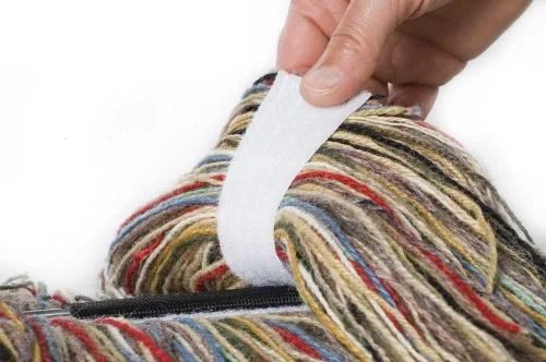 Vista 4 de Fregona de polvo de lana - Big Wooly con mango telescópico de metal.