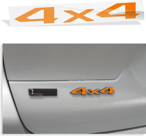Vista 7 de 2022-2025 Jeep Grand Cherokee, Grand Cherokee L - Adhesivos de calcomanía para emblemas 4x4 - (Color: Rosa Caliente)