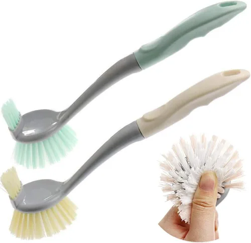 Cepillos para fregar platos, utensilios de cocina y cepillo para verduras con cerdas duraderas, cepillo de platos de 2 caras para fregadero, cocina,