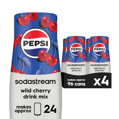 Vista 18 de SodaStream® Mezcla de bebidas sin cafeína Diet Pepsi® New Pour Bottle (14.9 fl oz, paquete de 4)