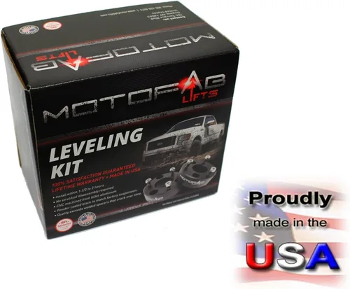Vista 3 de MotoFab Lifts CH-3. Kit de elevación de nivelación frontal de 3 pulgadas que elevará la parte delantera de su Chevy/Gmc Pickup 3 pulgadas.
