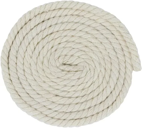 Vista 41 de West Coast Paracord - Cuerda de algodón natural trenzada de 3 hebras, 1/4, 1/2, 5/8, 3/4, y 1 pulgada de diámetro, 10, 25, 50, 100 pies