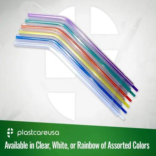 Vista 3 de 250 puntas dentales blancas de la jeringa del agua del aire, boquillas disponibles del espray