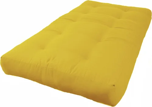 Vista 19 de Blazing Needles Renewal - Colchón futón de sarga de 8 pulgadas, individual, color borgoña