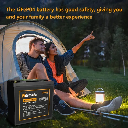 Vista 31 de NERMAK Batería de litio LiFePO4 de 12 V y 10 Ah de ciclo profundo, batería recargable de más de 2000 ciclos para energía solar/eólica, iluminación