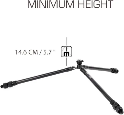 Vista 5 de 3 Legged Thing Charles 2.0 - Sistema de trípode de aluminio – Trípode ajustable para cámara con 3 patas desmontables para conversión monopié