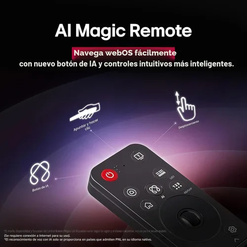 Vista 9 de LG OLED evo serie C5 televisor inteligente 4K de 55 pulgadas con AI, Dolby Atmos, Dolby Vision, HDR10, Super Upscaling 4K de AI, Modo Cineasta, Wow