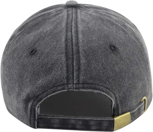 Vista 5 de Gsspvii Gorra de béisbol de algodón ajustable para hombre con parche de cuero para abuelo