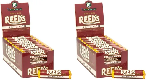 Vista 4 de Rollos de caramelo de canela de Reed's Dulces duros de canela tradicional Caramelo de canela duro de Reed's Classic Spiced Hard Canela Traído a