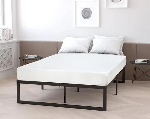 Vista 17 de MKDLUFEI Colchón individual de 8 pulgadas, colchón de espuma viscoelástica de gel certificado CertiPUR-US con funda blanca lavable, firmeza media