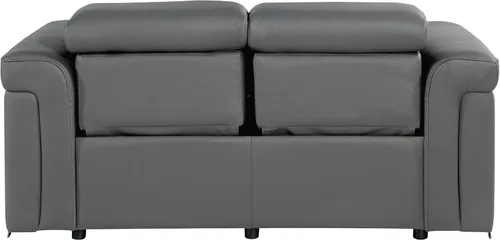 Vista 72 de Blackjack Furniture Mario - Silla eléctrica de cuero de grano superior con reposacabezas ajustables, cargadores USB para dispositivos, sofá