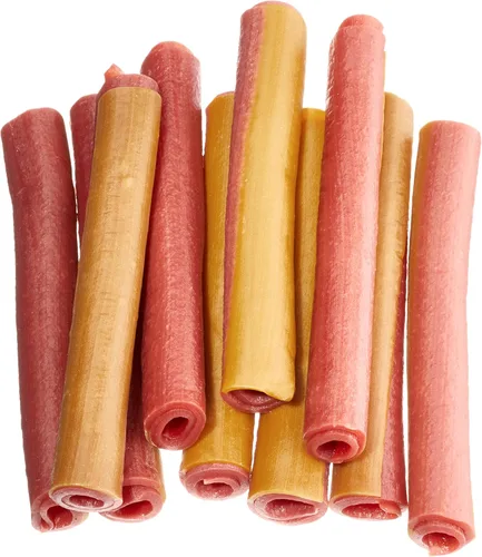 Vista 5 de Wonder Bound Palitos de golosinas para perros con sabor a carne de res, 10 unidades, sin cuero crudo, masticables de salud dental para control