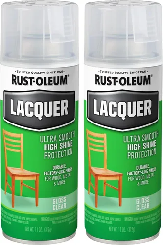 Vista 11 de Rust-Oleum laca en aerosol, 11 onzas