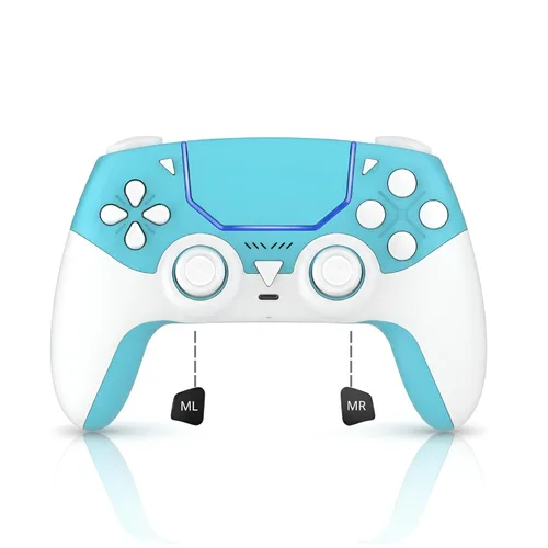 GioMay Pro Wireless Controller Compatible with PS5 with Bluetooth 5.3, Hall 3D Joysticks, 6-Axis Motion Control, Programmable Back Buttons, Dual