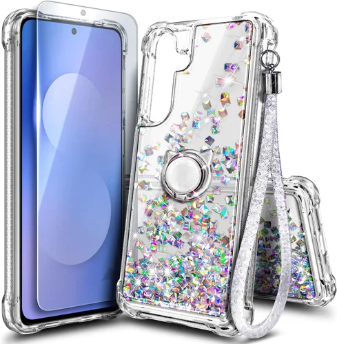 Vista 20 de NGB Supremacy Funda compatible con Samsung Galaxy S22 Plus (5G de 6.6 pulgadas) con protector de pantalla (cobertura máxima, TPU flexible), soporte