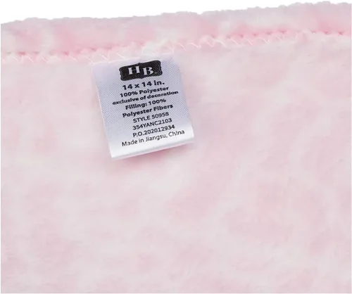 Vista 3 de Hudson Baby - Manta de seguridad unisex para bebé con cara de animal, diseño de conejito, talla única (Paquete de 5)