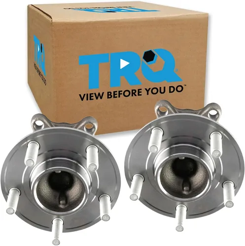 Vista 96 de TRQ Conjunto de rodamiento y cubo de rueda delantera de 2 piezas compatible con Chevrolet Trailblazer 02-09, Trailblazer EXT 02-06, GMC Envoy 02-09