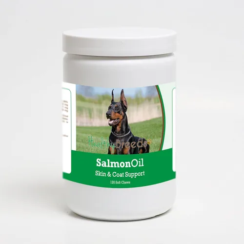 Vista 311 de Healthy Breeds Affenpinscher - Masticables suaves de aceite de salmón, 90