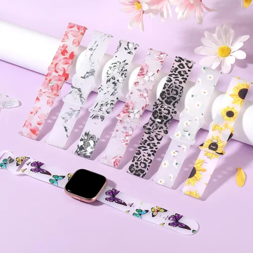 Vista 7 de GEAK Bonita correa compatible con Fitbit Versa 2, bandas Fitbit Versa, bandas Versa Lite, Fitbit Versa 2, correas de reloj para mujeres y hombres