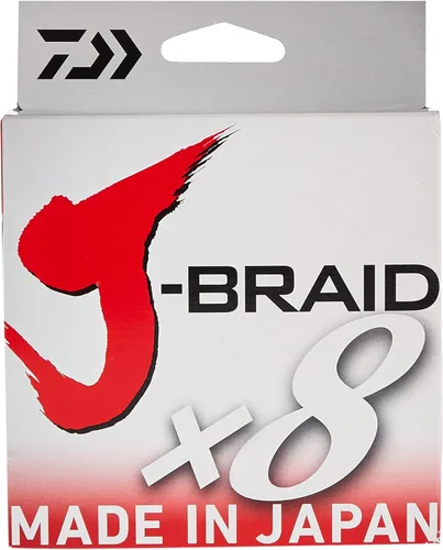 Línea Trenzada Redonda Tejida de 8 Hilos Daiwa J-Braid 300M
