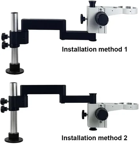 Vista 5 de Microscope Accessories Kit 32 25mm Microscope Articulating Rotatable Universal Clamp Stand Stereo Trinocular Microscopio Repair Tools Microscope