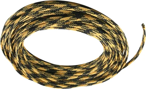 Vista 102 de Wenheww - Funda de cable trenzada expandible de PET, de 1.64 pies a 3/8 pulgadas, manga negra para organización de cables, protector de cable