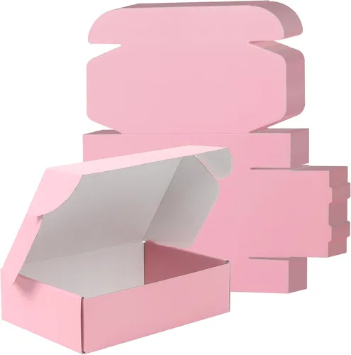 Vista 19 de FORBFAN Cajas de envío de 6 x 4 x 2, paquete de 45 cajas blancas para pequeñas empresas, pequeñas cajas de cartón corrugado para correo y envío