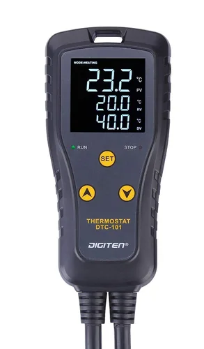 Vista 7 de DIGITEN Controlador de temperatura digital de etapa simple, termostato de salida de calefacción y modo de refrigeración para congelador de pecho