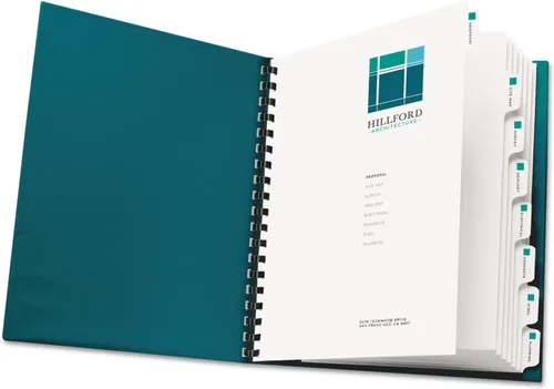 Vista 3 de Avery 11553 Divisores para impresión, sin perforar, 8-1/2 pulgadas x 11 pulgadas, 8 pestañas, 5/ST, WE