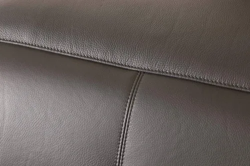 Vista 566 de BlackJack Furniture Venice - Sofá modular de cuero italiano de grano superior de 5 piezas con 3 reclinables eléctricos, reposacabezas ajustable
