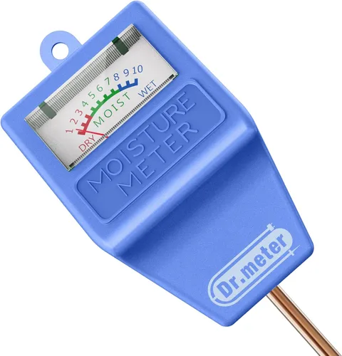 Dr.meter Medidor de Humedad del Suelo para Plantas, Sensor de Humedad Higrómetro para Plantas de Casa, Jardín, Césped, Uso en Interior y Exterior -