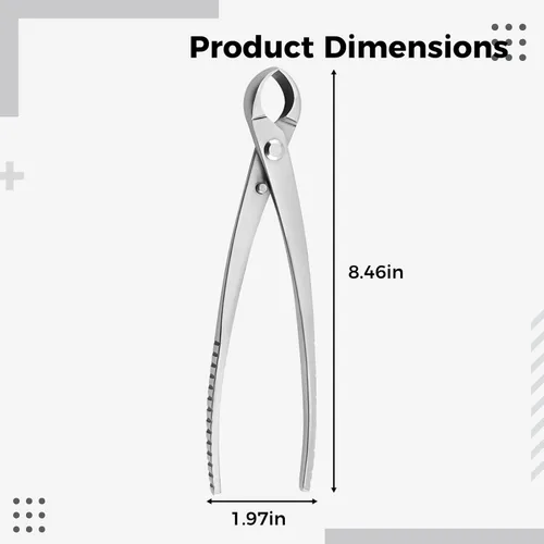 Vista 3 de All-Steel Forged Ball Joint Bonsai Pruning Pliers, 8.5 In Stainless Steel, High-Frequency Quenched, For Cutting Aluminum Sheets, Iron Wire, Green