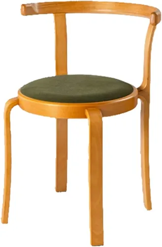 Vista 19 de Sillas de comedor de madera, silla de comedor tapizada, sillas de cocina apilables, asiento de tocador para comedor, sala de estudio, sala de estar