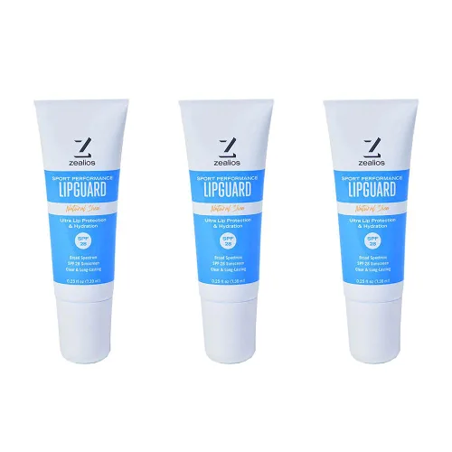 Vista 10 de Zealios LipGuard - Bálsamo labial de 0.25 onzas líquidas, paquete de 1, protección SPF 28 UVA/UVB, protector solar hidratante para labios secos